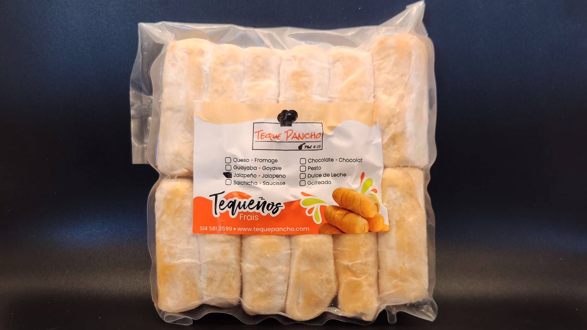 tequeno fromage et jalapeno